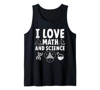 J'aime Les mathématiques et Les Sciences Mathématiques Science Geek Mathématiques Débardeur