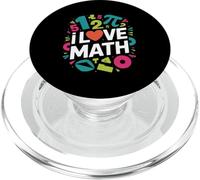 J'aime Les mathématiques, Les nombres Brillants, la géométrie Pi PopSockets PopGrip pour MagSafe