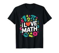 J'aime Les mathématiques, Les nombres Brillants, la géométrie Pi T-Shirt