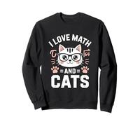 J'aime Les Maths et Les Chats rigolos Sweatshirt
