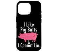 J'aime Les mégots de Cochon et Je ne Peux Pas mentir, C'est drôle de Faire Griller des Fesses de Porc au Barbecue Coque pour iPhone 16 Pro