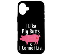 J'aime Les mégots de Cochon et Je ne Peux Pas mentir, C'est drôle de Faire Griller des Fesses de Porc au Barbecue Coque pour iPhone 16 Plus