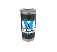 J'aime les morphofalves bleues Gobelet isotherme en acier inoxydable double paroi