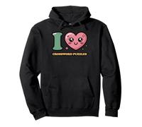 J'aime Les Mots croisés Sweat à Capuche