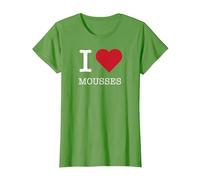 J'aime Les mousses, J'adore Les mousses T-Shirt, Femme, Herbe, 3XL