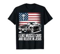 J'aime Les Muscle Cars et Je Crois en Jésus T-Shirt