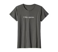 J'aime Les opéras T-Shirt, Femme, Asphalte, 3XL