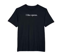 J'aime Les opéras T-Shirt, Homme Grandes Tailles, Noir, 3X Tall