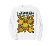 J'aime Les Oranges, Fruits d'été Italiens Vintage Sweatshirt