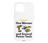 J'aime Les Outils électriques pour Les Amateurs de Bricolage et Les bricoleurs Coque pour iPhone 15