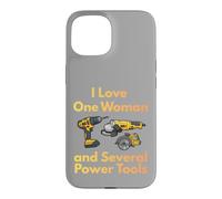 J'aime Les Outils électriques pour Les Amateurs de Bricolage et Les bricoleurs Coque pour iPhone 15