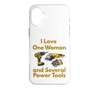 J'aime Les Outils électriques pour Les Amateurs de Bricolage et Les bricoleurs Coque pour iPhone 16 Plus