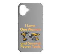 J'aime Les Outils électriques pour Les Amateurs de Bricolage et Les bricoleurs Coque pour iPhone 16 Plus
