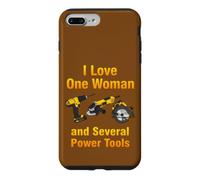 J'aime Les Outils électriques pour Les Amateurs de Bricolage et Les bricoleurs Coque pour iPhone 7 Plus/8 Plus