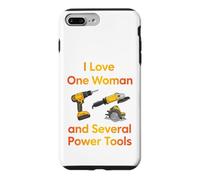 J'aime Les Outils électriques pour Les Amateurs de Bricolage et Les bricoleurs Coque pour iPhone 7 Plus/8 Plus