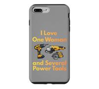 J'aime Les Outils électriques pour Les Amateurs de Bricolage et Les bricoleurs Coque pour iPhone 7 Plus/8 Plus