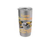 J'aime les outils électriques pour les amateurs de bricolage et les bricoleurs Gobelet isotherme en acier inoxydable double paroi