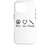 J'aime Les passionnés de Clarinette Coque pour iPhone 16 Pro