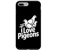 J'aime Les Pigeons, Amateur de Pigeons, ornithologue, Urban Dove Coque pour iPhone 7 Plus/8 Plus