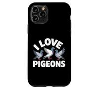 J'aime Les Pigeons Mignons urbains Amoureux des Oiseaux Coque pour iPhone 11 Pro