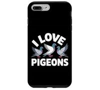 J'aime Les Pigeons Mignons urbains Amoureux des Oiseaux Coque pour iPhone 7 Plus/8 Plus