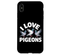 J'aime Les Pigeons Mignons urbains Amoureux des Oiseaux Coque pour iPhone XS Max