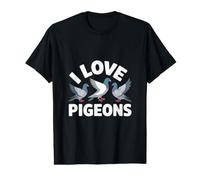 J'aime Les Pigeons Mignons urbains Amoureux des Oiseaux T-Shirt Graphique avec Valeur