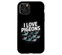 J'aime Les Pigeons, Observation Urbaine des Oiseaux, Amateur de Pigeons Coque pour iPhone 11 Pro