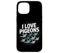 J'aime Les Pigeons, Observation Urbaine des Oiseaux, Amateur de Pigeons Coque pour iPhone 15