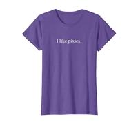 J'aime Les Pixies T-Shirt, Femme, Violet Chiné, M
