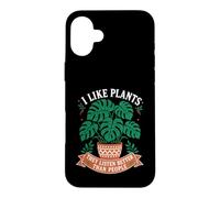 J'aime Les Plantes, Elles écoutent Mieux Que Les Gens Coque pour iPhone 16 Plus