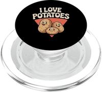 J'aime Les Pommes de Terre Mignonnes Kawaii Visages PopSockets PopGrip pour MagSafe
