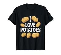 J'aime Les Pommes de Terre, Un Amateur de légumes Amusant T-Shirt Graphique avec Valeur