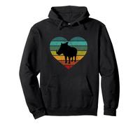 J'aime Les porcs en Afrique Coeur Wildnis Serengeti Sweat à Capuche