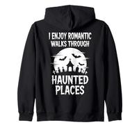 J'aime Les promenades romantiques à Travers Les lieux hantés Chasse aux fantômes Sweat à Capuche