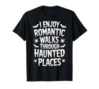 J'aime Les promenades romantiques à Travers Les lieux hantés Chasse aux fantômes T-Shirt