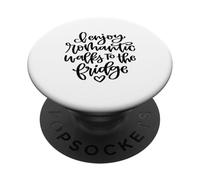 J'aime Les promenades romantiques vers Le réfrigérateur PopSockets PopGrip Adhésif