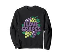 J'aime Les Raisins, Les vignobles, la Nature, Les Amoureux des Fruits Sweatshirt