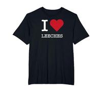 J'aime Les sangsues, J'adore Les sangsues T-Shirt, Homme Grandes Tailles, Noir, 4X Tall