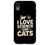 J'aime Les Sciences et Les Chats, Un Geek passionné Coque pour iPhone XR