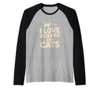 J'aime Les Sciences et Les Chats, Un Geek passionné Manche Raglan