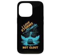 J'aime Les tempêtes, Pas d'influence, Les observateurs météorologiques et Les Fans de Science Coque pour iPhone 13 Pro