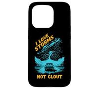 J'aime Les tempêtes, Pas d'influence, Les observateurs météorologiques et Les Fans de Science Coque pour iPhone 15 Pro