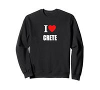 J'aime Les Vacances d'été ensoleillées en Crète Sweatshirt