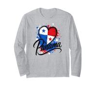 J'aime Les Vacances, Les Voyages touristiques au Panama, Le Drapeau en Forme de cœur et Le Design Artistique Manche Longue
