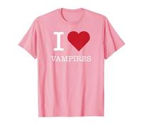 J'aime Les Vampires, J'aime Les Vampires T-Shirt, Homme, Rose, 3XL