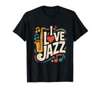 J'aime Les Vibrations de la Musique de Saxophone Jazz T-Shirt