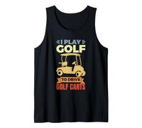 J'aime Les voiturettes de Golf Blague de voiturette de Golf Débardeur