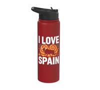 J'aime l'Espagne Bull Spanish Passion Stainless Steel Insulated Water Bottle