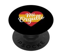 J'aime l'Espagne Spanish Heart Spain Lover Spain Spain is My Fierté PopSockets PopGrip Adhésif